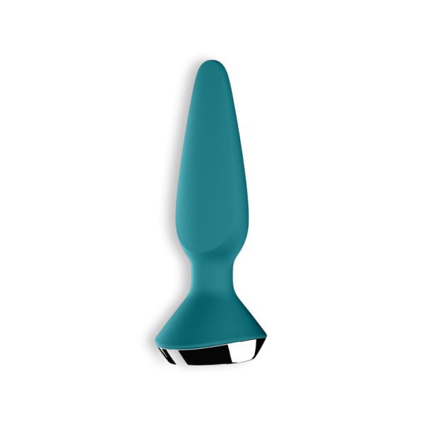 SATISFYER PLUG ILICIOUS 1 PLUG VIBRATOR - VERDE