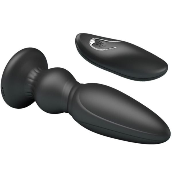 MR PLAY - PLUGUE ANAL DE CONTROLE REMOTO VIBRADOR PODEROSO PRETO - Image 4