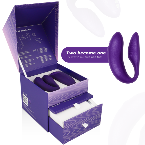 VIBRADOR WE VIBE CHORUS CASAIS COM SQUEEZE CONTROL - ROXO - Image 2