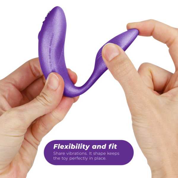 VIBRADOR WE VIBE CHORUS CASAIS COM SQUEEZE CONTROL - ROXO - Image 5