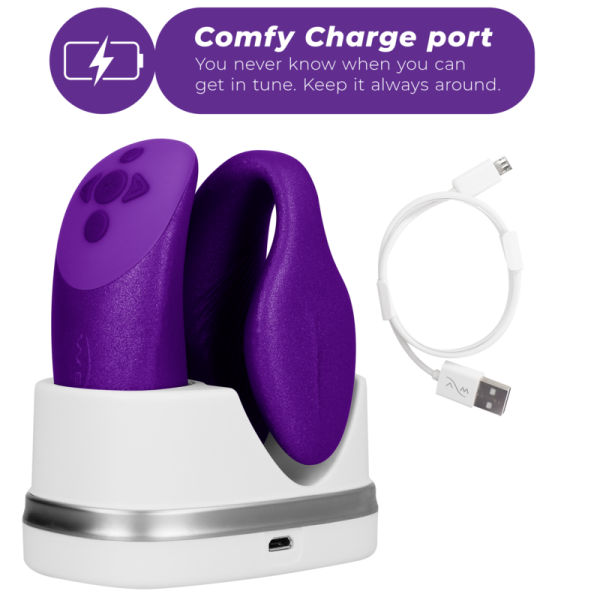 VIBRADOR WE VIBE CHORUS CASAIS COM SQUEEZE CONTROL - ROXO - Image 4