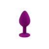 PLUG ANAL DE SILICONE COM JOIA ROXO CANDY LUST - Image 2