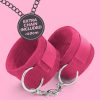 ALGEMAS DE VELCRO TOUGH LOVE COM CORRENTE DE 40CM EXTRA CRUSHIOUS ROSA - Image 6