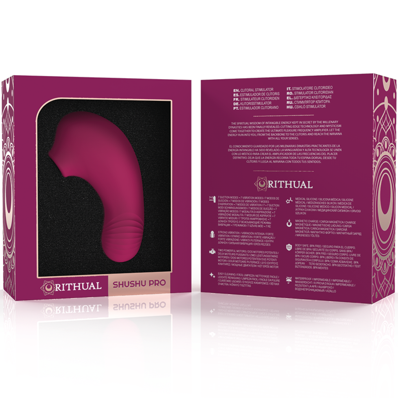 RITHUAL - SHUSHU PRO ESTIMULADOR CLITORIAL 2 MOTORES PODEROSOS ORQUÍDEA - Image 7
