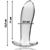 NEBULA SERIES BY IBIZA - MODELO 5 ANAL PLUG VIDRO BOROSILICADO 12,5 X 3,5 CM - Image 4
