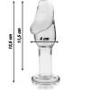 NEBULA SERIES BY IBIZA - MODELO 6 ANAL PLUG VIDRO BOROSILICADO 12,5 X 4 CM - Image 4