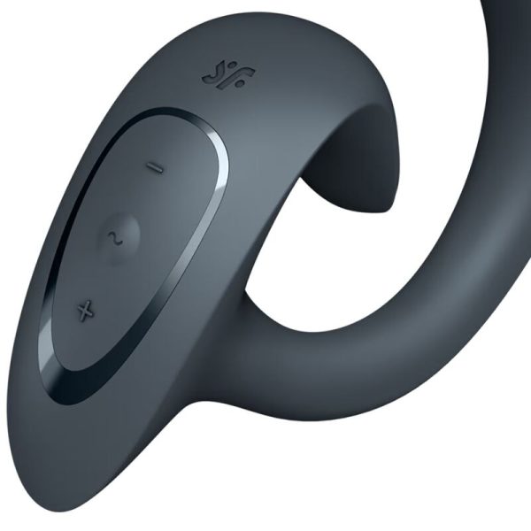 SATISFYER - G FOR GODDESS 1 COELHO VIBRADOR CINZA ESCURO - Image 3