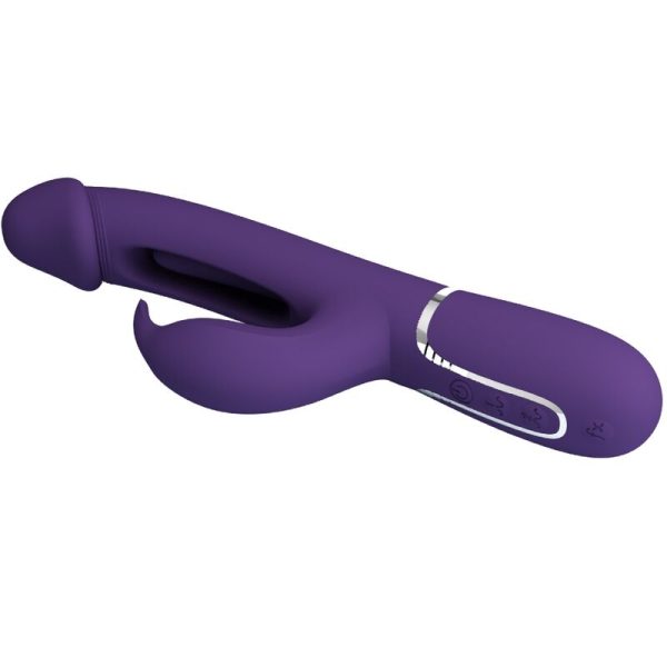 PRETTY LOVE - VIBRADOR COELHO DEJON 3 EM 1 MULTIFUNO AQUA VERDE - Image 4