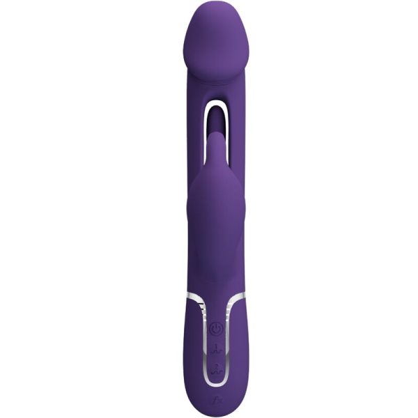 PRETTY LOVE - VIBRADOR COELHO DEJON 3 EM 1 MULTIFUNO AQUA VERDE - Image 3
