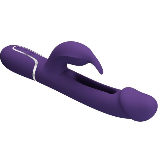 PRETTY LOVE - VIBRADOR COELHO DEJON 3 EM 1 MULTIFUNO AQUA VERDE - Image 5