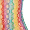 SUBBLIME - 952365 RAINBOW BARE SHOULDER FISHNET BODYSTOCKING TAMANHO ÃNICO - Image 7