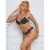 SUBBLIME - 952426 RAINBOW MANGA LONGA FISHNET BODYSTOCKING TAMANHO ÃNICO - Image 10