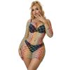 SUBBLIME - 952426 RAINBOW MANGA LONGA FISHNET BODYSTOCKING TAMANHO ÃNICO - Image 6