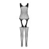 PASSION - BS 104 BODYSTOCKING BRANCO TAMANHO ÃNICO - Image 4