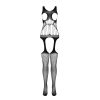 PASSION - BS 106 BODYSTOCKING BRANCO TAMANHO ÃNICO - Image 4