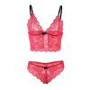 SUBBLIME - 953898 CAMISOLA DE SEDA E RENDA + CALCINHA VERMELHA S/M - Image 7