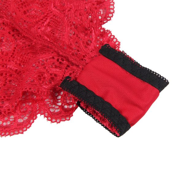 SUBBLIME - 953898 CAMISOLA DE SEDA E RENDA + CALCINHA VERMELHA S/M - Image 14