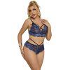 SUBBLIME - 954062 SUTIÃ + CALCINHA RENDA AZUL S/M - Image 6
