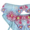 SUBBLIME - 954116 SUTIÃ + CALCINHA COM CINTO-LIGA DESIGN FLORAL AZUL L/XL - Image 8
