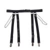 SUBBLIME - 954260 BODY COM CORRENTES + CINTA-LIGA PRETO S/M - Image 8