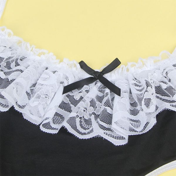 SUBBLIME - 954307 FANTASIA DE EMPREGADA SEXY PRETO/BRANCO S/M - Image 5