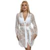 SUBBLIME - 954369 CAMISOLA DE NOITE MANGA COMPRIDA COM DESIGN FLORAL BRANCO S/M - Image 6
