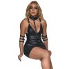 SUBBLIME - 954406 BODY BONDAGE DE COURO PRETO S/M - Image 3