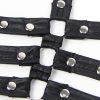 SUBBLIME - 954406 BODY BONDAGE DE COURO PRETO S/M - Image 7