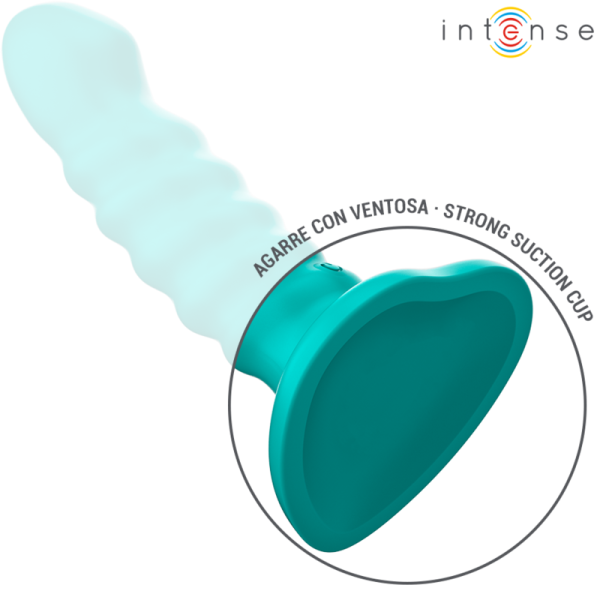 INTENSE - BUFFY VIBRADOR TAMANHO S DESIGN ESPIRAL 10 VIBRAÃÃES CONTROLE REMOTO AZUL - Image 6