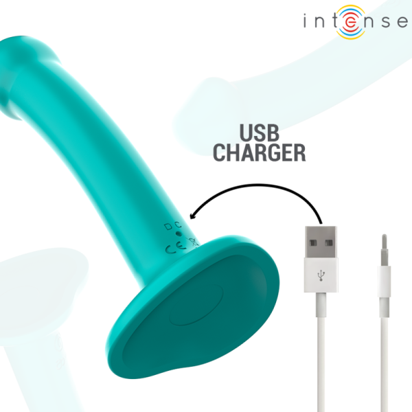 INTENSE - KATIE VIBRADOR COM VENTOSA 10 VIBRAÃÃES AZUL CONTROLE REMOTO - Image 5