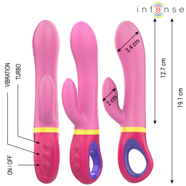 INTENSE - DAPHNE VIBRADOR RABBIT ROSA - Image 2