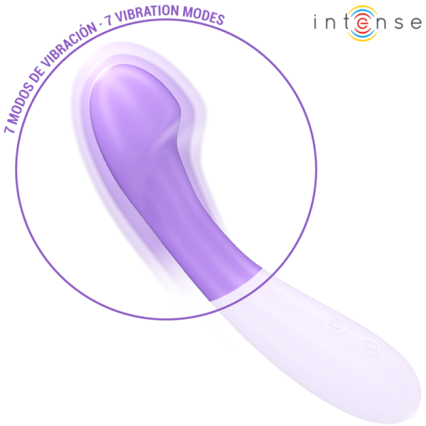 INTENSE - BECKY VIBRADOR 19 CM AQUECÃVEL 7 VIBRAÃÃES ROXO - Image 4