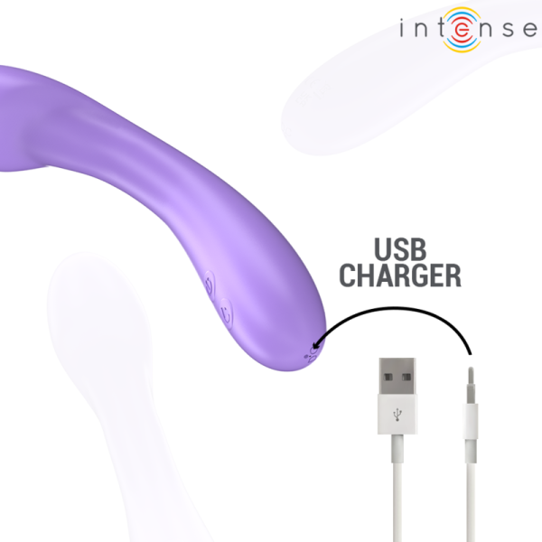 INTENSE - BECKY VIBRADOR 19 CM AQUECÃVEL 7 VIBRAÃÃES ROXO - Image 6