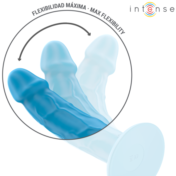 INTENSE - PHOEBE VIBRADOR REALISTA 10 VIBRAÃÃES AZUL CONTROLE REMOTO - Image 4