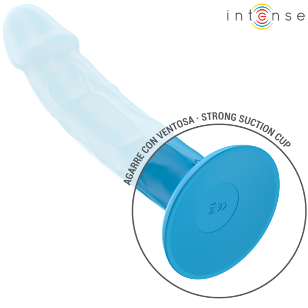 INTENSE - PHOEBE VIBRADOR REALISTA 10 VIBRAÃÃES AZUL CONTROLE REMOTO - Image 5
