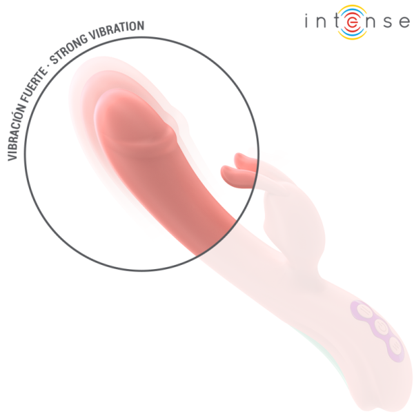 INTENSE - RACHEL RABBIT VIBRADOR 5 VIBRAÃÃES ROSA - Image 3