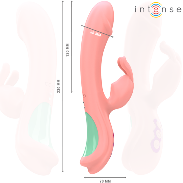 INTENSE - RACHEL RABBIT VIBRADOR 5 VIBRAÃÃES ROSA - Image 6