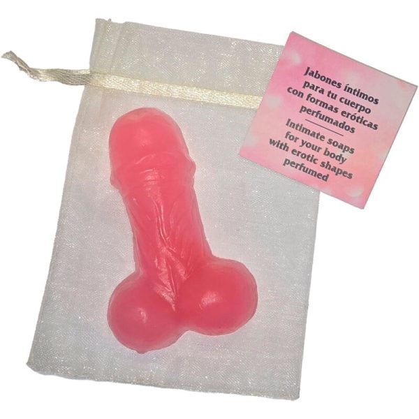 DIABLO PICANTE - SABONETE PERFUMADO EM FORMA DE PÃNIS ROSA