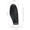 PRETTY LOVE - VIBRADOR DE DEDO DE SILICONE GILO PRETO - Image 6