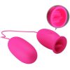 PRETTY LOVE - OVO VIBRADOR DAISY + LÃNGUA ESTIMULANTE DE CLITÃRIS ROSA - Image 3
