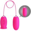 PRETTY LOVE - OVO VIBRADOR DAISY + LÃNGUA ESTIMULANTE DE CLITÃRIS ROSA - Image 4