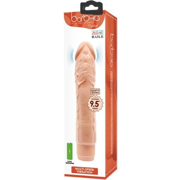 BAILE - VIBRADOR REALISTA DYBBUK 24 CM CARNE - Image 6