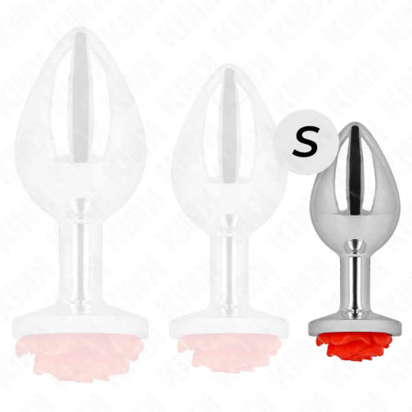 KINK - PLUG ANAL ROSA VERMELHO TAMANHO S - Image 2