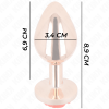 KINK - PLUG ANAL DE OURO ROSA COM ROSA VERMELHA M - Image 4