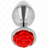 KINK - PLUG ANAL ROSA VERMELHO TAMANHO M