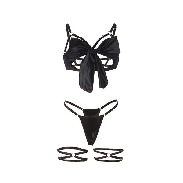 SUBBLIME - 955205 CONJUNTO DE SUTIÃ COM LAÃO PRETO AJUSTÃVEL L/XL - Image 8