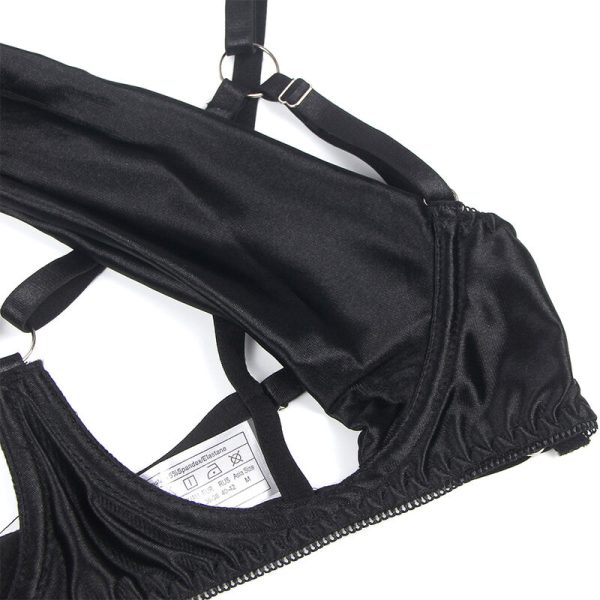SUBBLIME - 955205 CONJUNTO DE SUTIÃ COM LAÃO PRETO AJUSTÃVEL L/XL - Image 12
