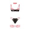 SUBBLIME - 955304 CONJUNTO DE SUTIÃ COM COLAR E DETALHES NAS PERNAS ROSA FLUORESCENTE L/XL - Image 6