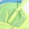 SUBBLIME - 955328 CONJUNTO DE SUTIÃ COM RENDA E LINHAS DE LIGA VERDE E AZUL L/XL - Image 8