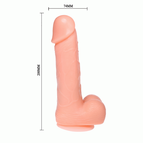 DONG DILDO REALISTICO VIBRACION Y ROTACION 20 CM - Image 6